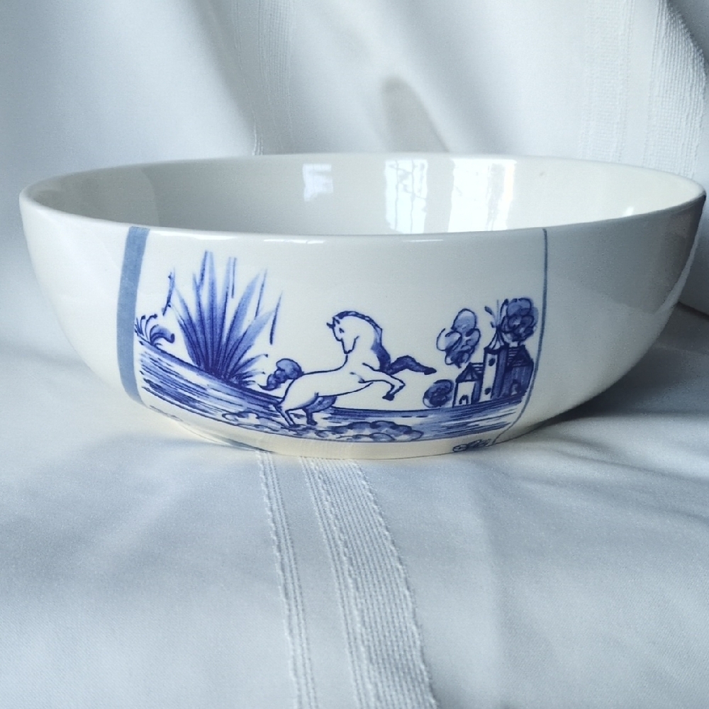 Tiffany & Co. Italian Blue and White Pasta or Serving Bowl - Picture 3 of 6
